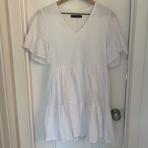 White Babydoll Style Dress